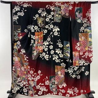 振袖 身丈162.5cm 裄丈66.5cm 正絹 逸品 【中古】(着物)