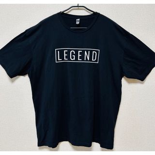 【US古着】ヴィンテージ　フロント&バックプリントT (2XL/ ブラック)(Tシャツ/カットソー(半袖/袖なし))