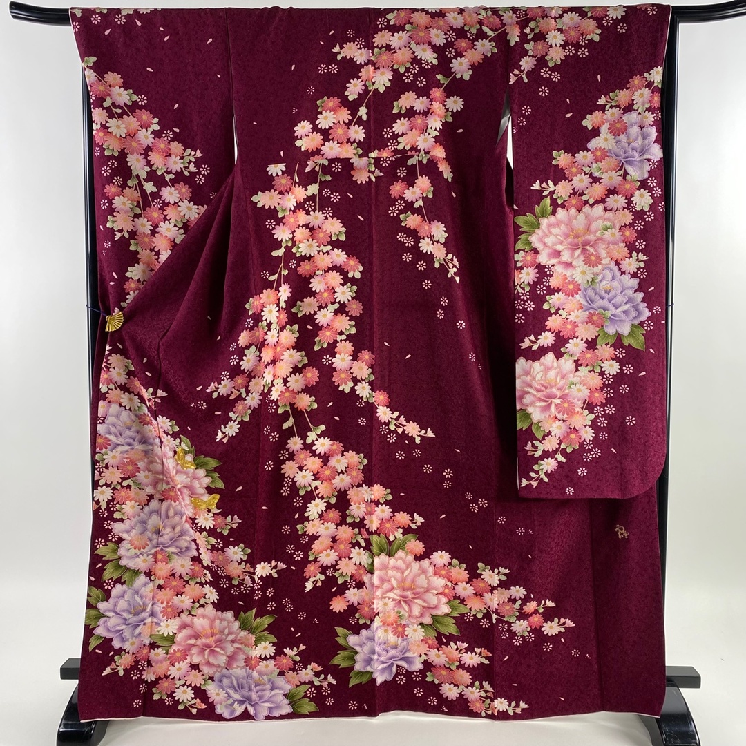 振袖 身丈169cm 裄丈68.5cm 正絹 美品 逸品 【中古】 レディースの水着/浴衣(着物)の商品写真