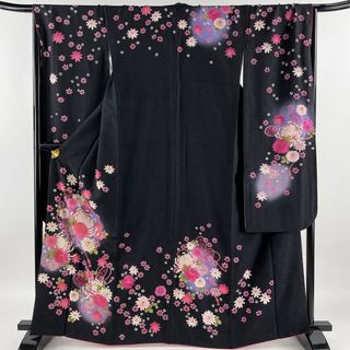 振袖 身丈165cm 裄丈68cm 正絹 名品 【中古】(着物)