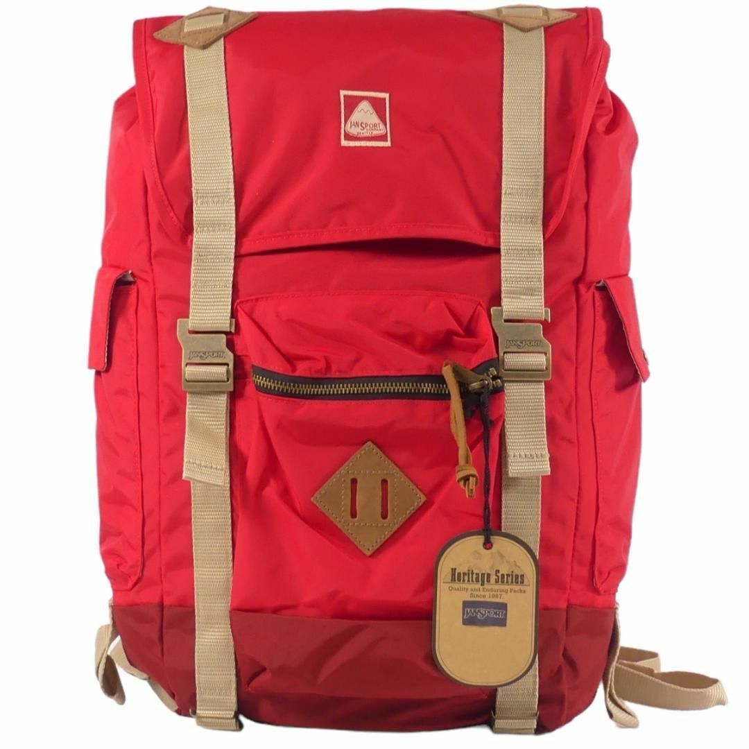 JANSPORT(ジャンスポーツ)の未使用 リュック 大容量 メンズ ジャンスポーツ レディース 赤 HH9436 メンズのバッグ(バッグパック/リュック)の商品写真