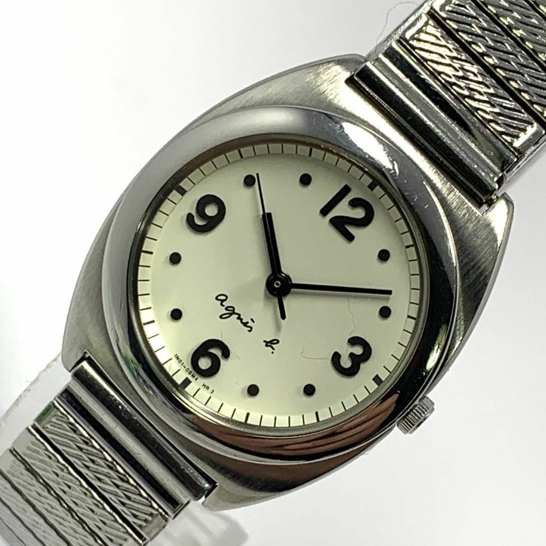 agnes b.(アニエスベー)の263 稼働品 agnes b アニエスベー レディース 腕時計 蛇腹 人気 レディースのファッション小物(腕時計)の商品写真