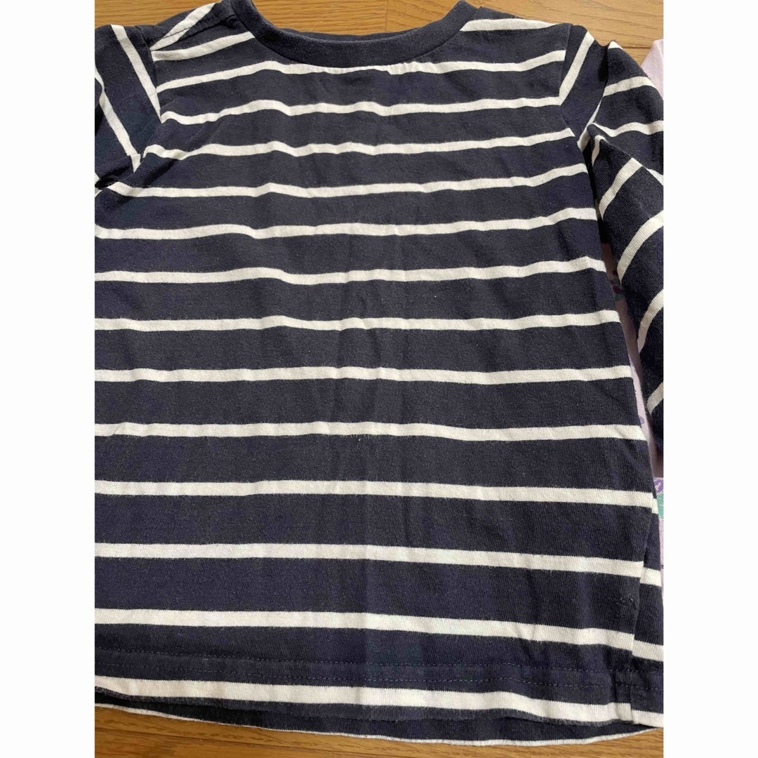 長袖Tシャツ 2枚セット キッズ/ベビー/マタニティのキッズ服女の子用(90cm~)(Tシャツ/カットソー)の商品写真