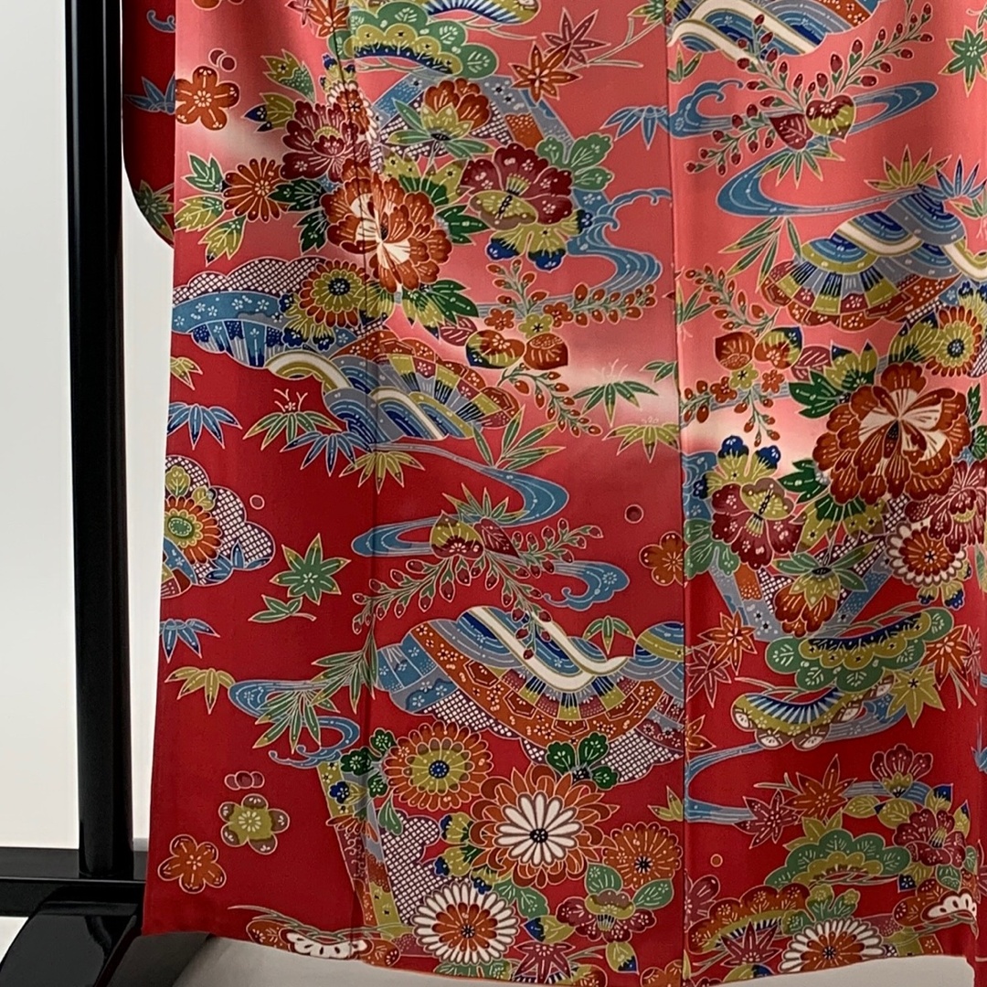 振袖 身丈162.5cm 裄丈62.5cm 正絹 美品 名品 【中古】 レディースの水着/浴衣(着物)の商品写真