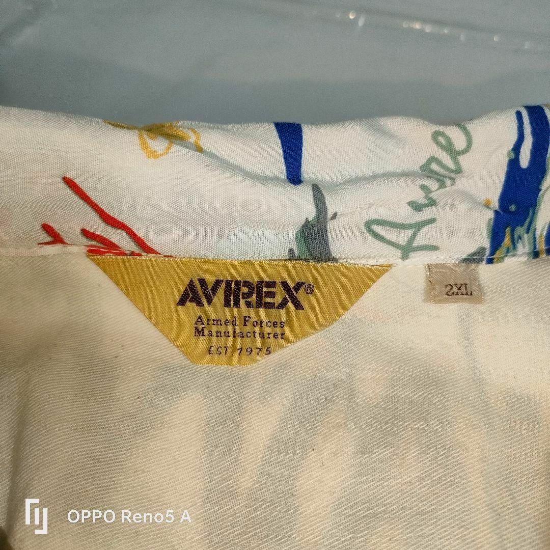 AVIREX(アヴィレックス)のAVIREX 2XL アロハシャツ ネイビーシールズ アヴィレックス  アロハ メンズのトップス(Tシャツ/カットソー(半袖/袖なし))の商品写真