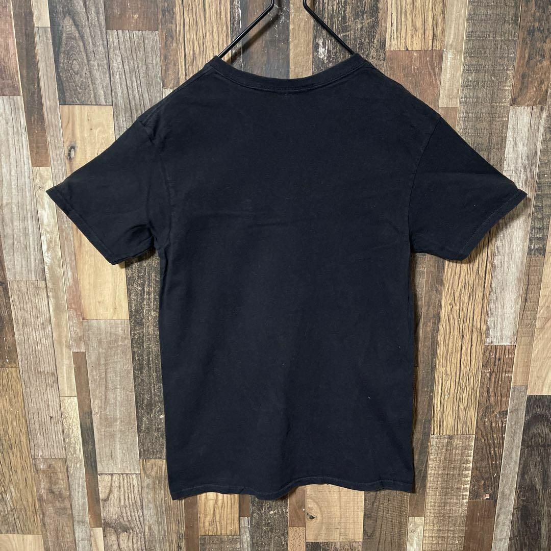 ブラック メンズ プリント 人物 モデル S USA古着 半袖 Tシャツ メンズのトップス(Tシャツ/カットソー(半袖/袖なし))の商品写真