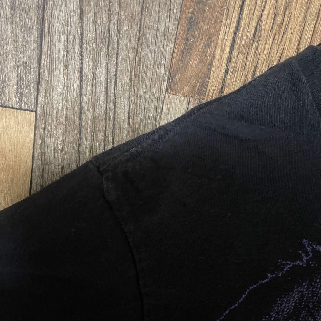 ブラック メンズ プリント 人物 モデル S USA古着 半袖 Tシャツ メンズのトップス(Tシャツ/カットソー(半袖/袖なし))の商品写真