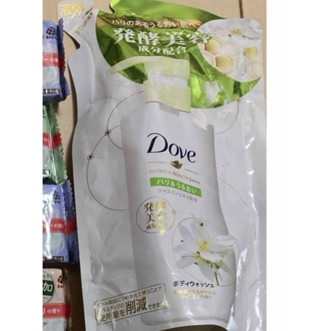 Dove（Unilever）(ダヴ)のダヴ　ボディウォッシュ　液体　ボディソープ　発酵美容　ジャスミン　１袋 コスメ/美容のボディケア(ボディソープ/石鹸)の商品写真