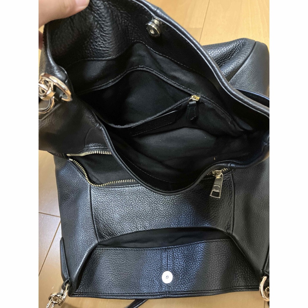 COACH(コーチ)のCOACHコーチ黒ハンドバッグ レディースのバッグ(ハンドバッグ)の商品写真