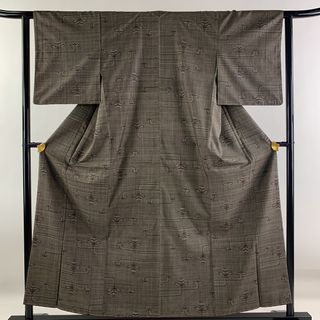 大島紬 身丈156cm 裄丈62.5cm 正絹 美品 秀品 【中古】(着物)