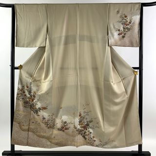 訪問着 身丈152cm 裄丈63.5cm 正絹 秀品 【中古】(着物)