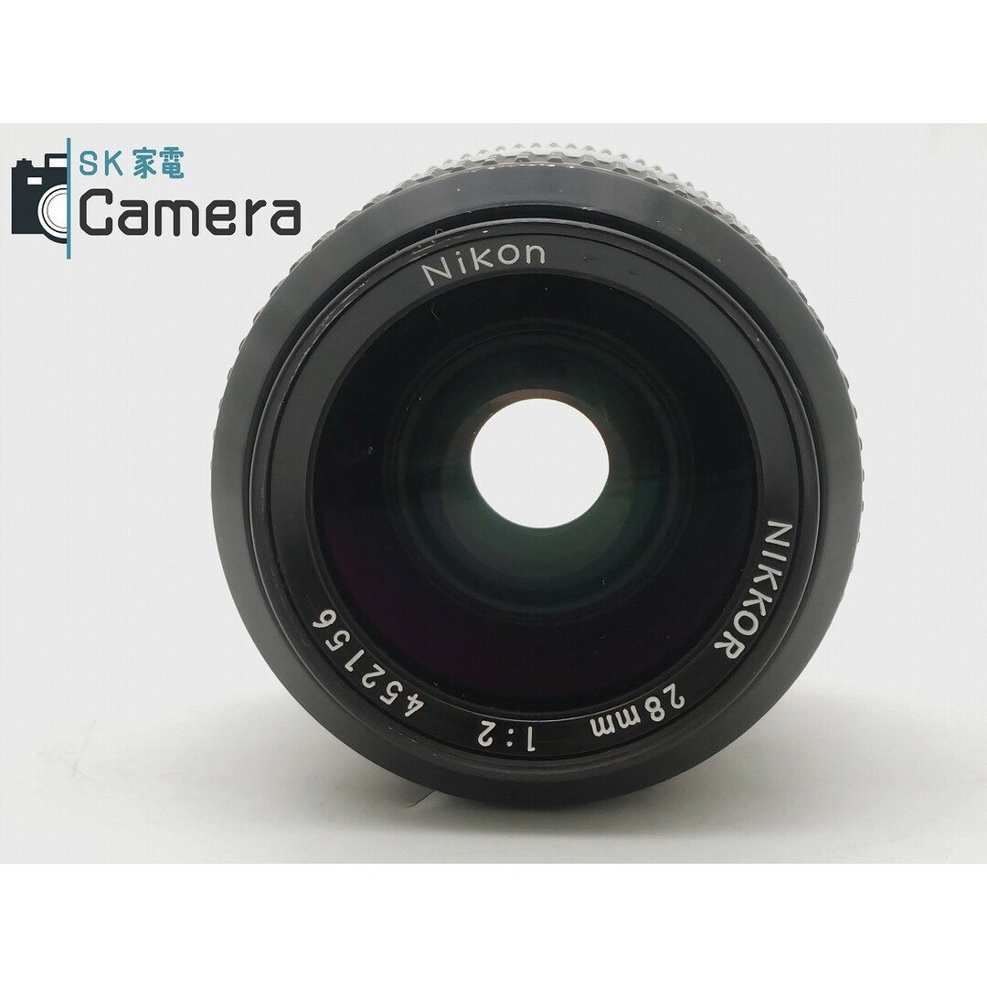 Nikon(ニコン)のNikon NIKKOR 28ｍｍ F2 Ai ニコン キャップ付 スマホ/家電/カメラのカメラ(レンズ(単焦点))の商品写真