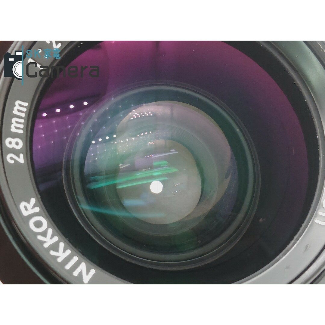 Nikon(ニコン)のNikon NIKKOR 28ｍｍ F2 Ai ニコン キャップ付 スマホ/家電/カメラのカメラ(レンズ(単焦点))の商品写真