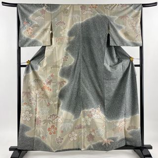 訪問着 身丈161.5cm 裄丈66.5cm 正絹 秀品 【中古】(着物)