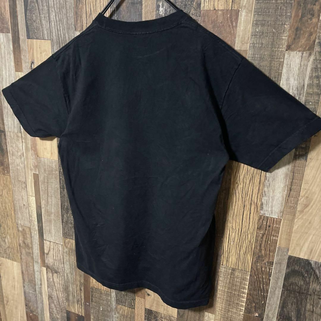 ブラック メンズ プリント ダイヤモンド M USA古着 半袖 Tシャツ メンズのトップス(Tシャツ/カットソー(半袖/袖なし))の商品写真