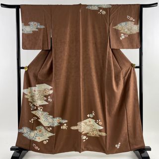 訪問着 身丈161cm 裄丈63cm 正絹 秀品 【中古】(着物)