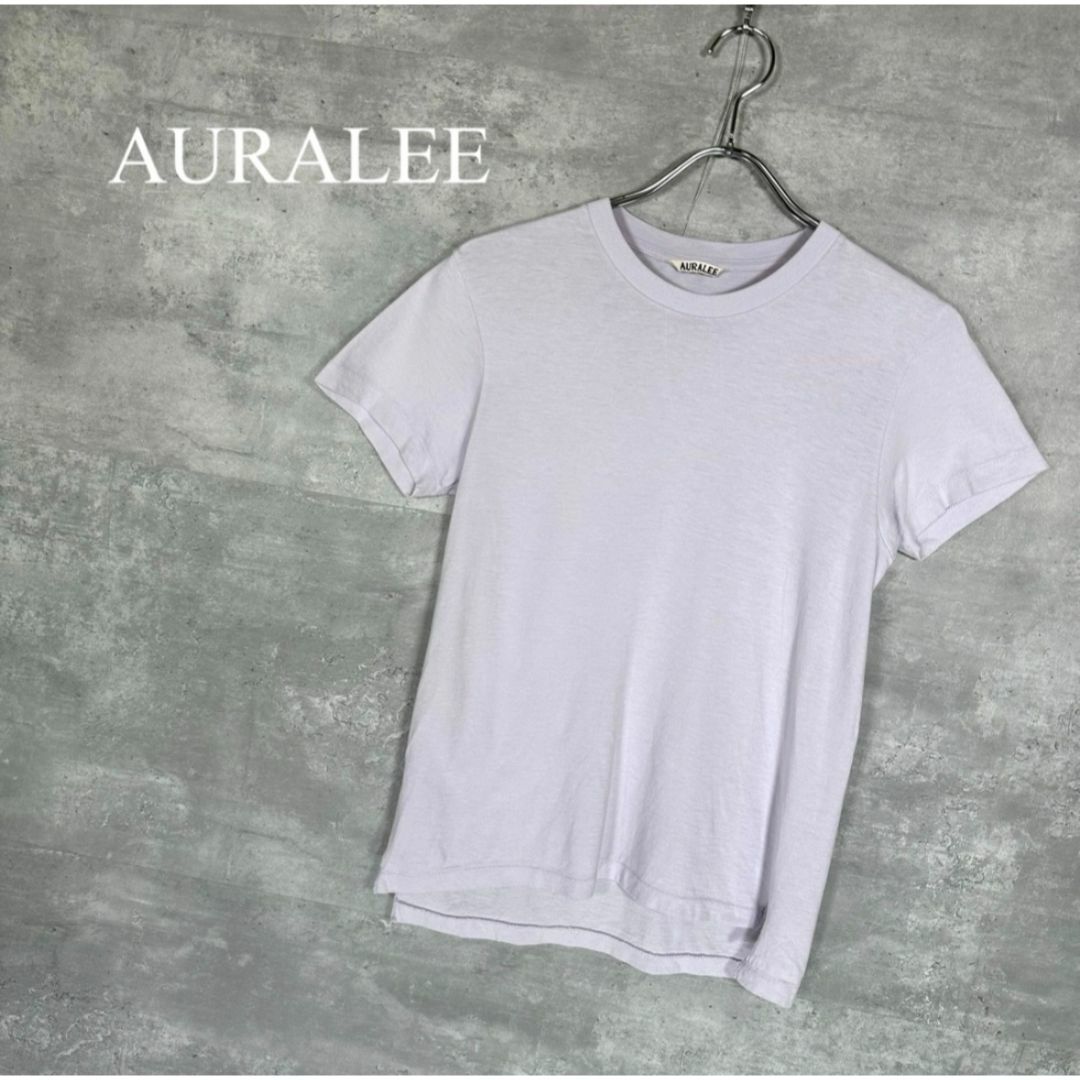 AURALEE(オーラリー)の『AURALEE』オーラリー (1) 半袖 無地 コットンTシャツ レディースのトップス(Tシャツ(半袖/袖なし))の商品写真