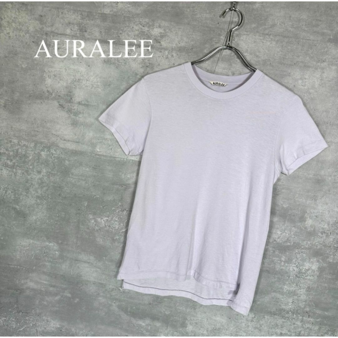 AURALEE』オーラリー (1) 半袖 無地 コットンTシャツ AURALEE』オーラリー (1) 半袖 無地 コットンTシャツ