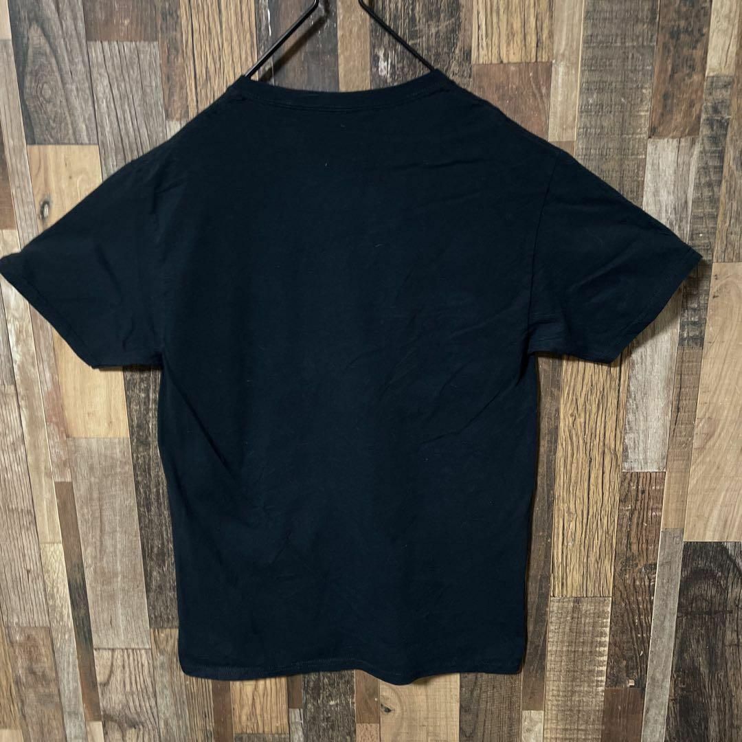 ブラック メンズ プリント アニマル 動物 ねこ S USA古着 半袖 Tシャツ メンズのトップス(Tシャツ/カットソー(半袖/袖なし))の商品写真