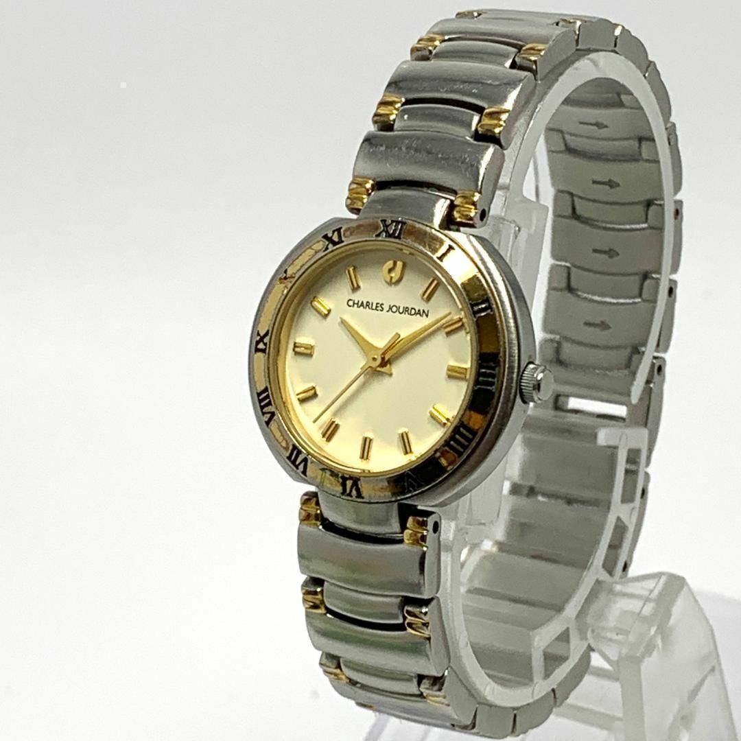CHARLES JOURDAN(シャルルジョルダン)の916 稼働品 CHARLES JOURDAN レディース 腕時計 アイボリー レディースのファッション小物(腕時計)の商品写真