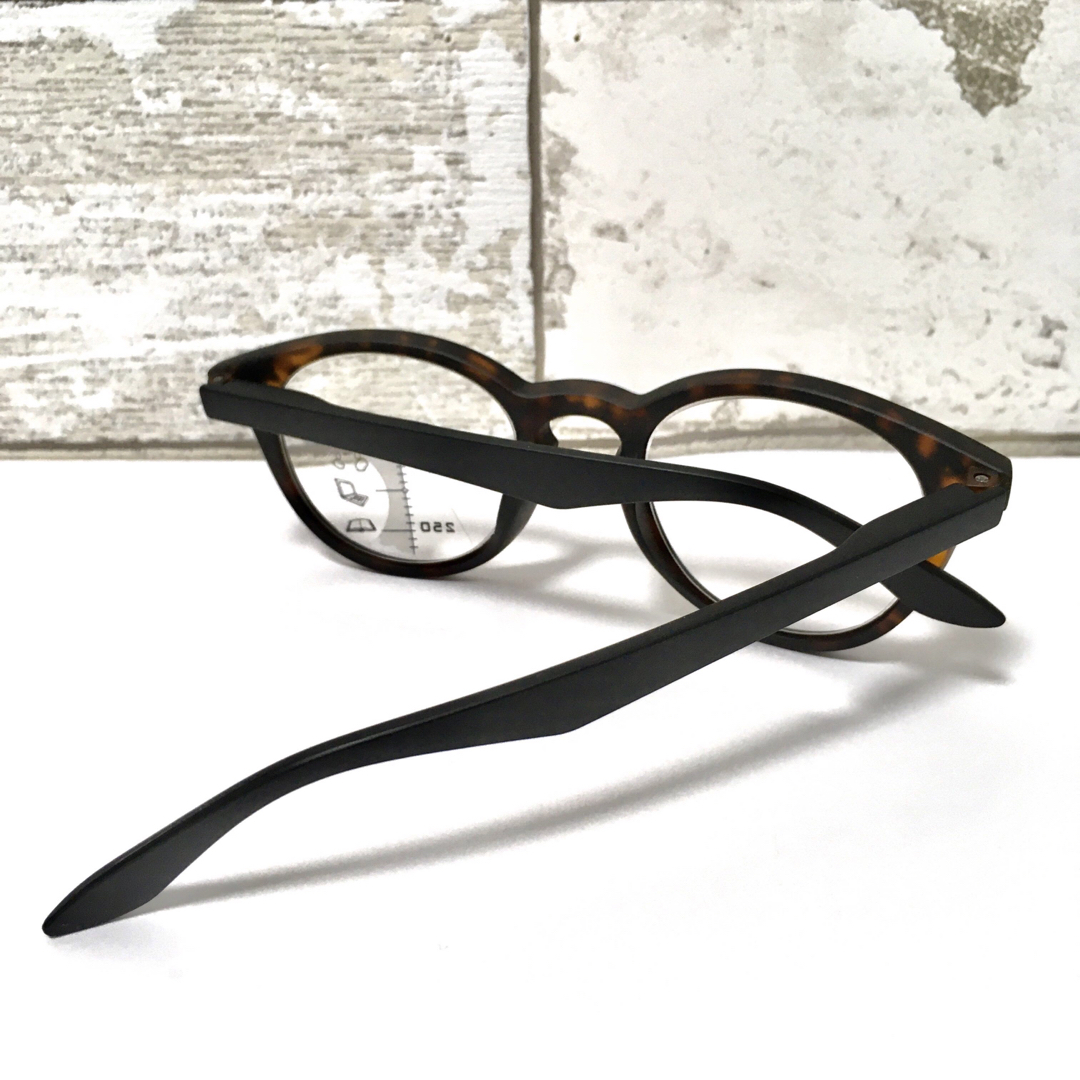 遠近両用 老眼鏡 ボストン メンズ レディース 累進レンズ 2.5 メンズのファッション小物(サングラス/メガネ)の商品写真
