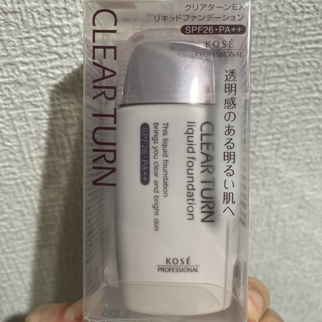 CLEAR TURN（KOSE COSMEPORT）(クリアターン)のクリエ CRIE クリアターンEX リキッドファンデーションR #412 40m コスメ/美容のベースメイク/化粧品(ファンデーション)の商品写真