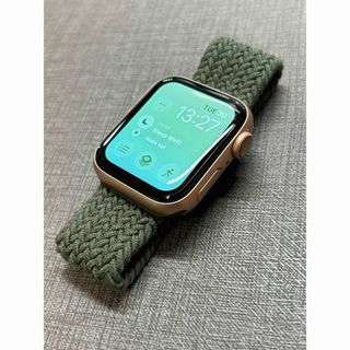 アップルウォッチ(Apple Watch)のApple watch 5 40mm Cellular+GPS ゴールド色(腕時計)