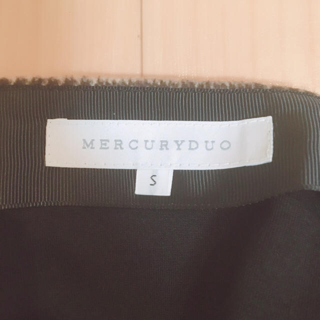 MERCURYDUO グレンチェック台形スカート