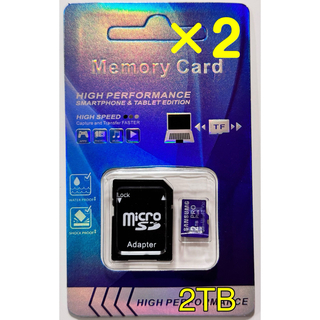 マイクロSDカード 2TB ２個セット(その他)