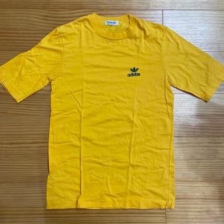 アディダス(adidas)の80s adidas トレフォイル 刺繍 Tシャツ(Tシャツ/カットソー(半袖/袖なし))