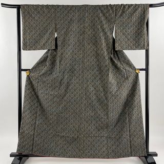 小紋 身丈161cm 裄丈66cm 正絹 美品 秀品 【中古】(着物)