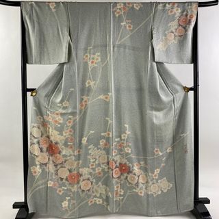 訪問着 身丈165cm 裄丈67cm 正絹 秀品 【中古】(着物)