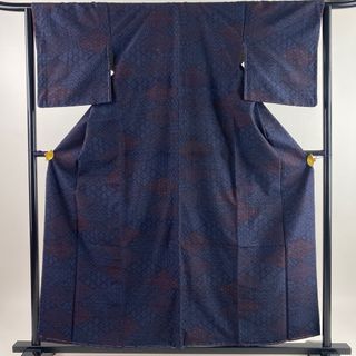 結城紬 身丈159cm 裄丈64.5cm 正絹 美品 名品 【中古】(着物)