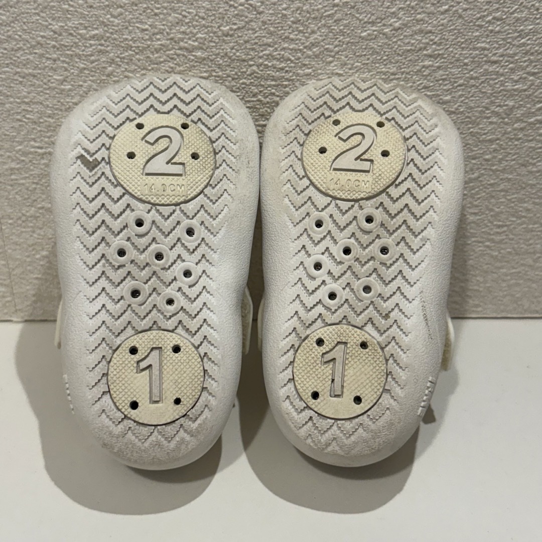 IFME(イフミー)のイフミー　サンダル　ベージュ キッズ/ベビー/マタニティのベビー靴/シューズ(~14cm)(サンダル)の商品写真