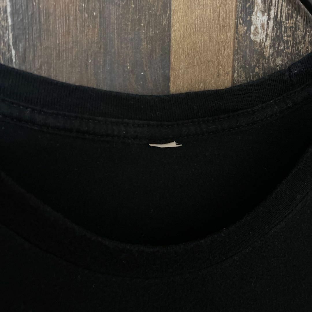 ブラック メンズ プリント シンガー ツアーT S USA古着 半袖 Tシャツ メンズのトップス(Tシャツ/カットソー(半袖/袖なし))の商品写真