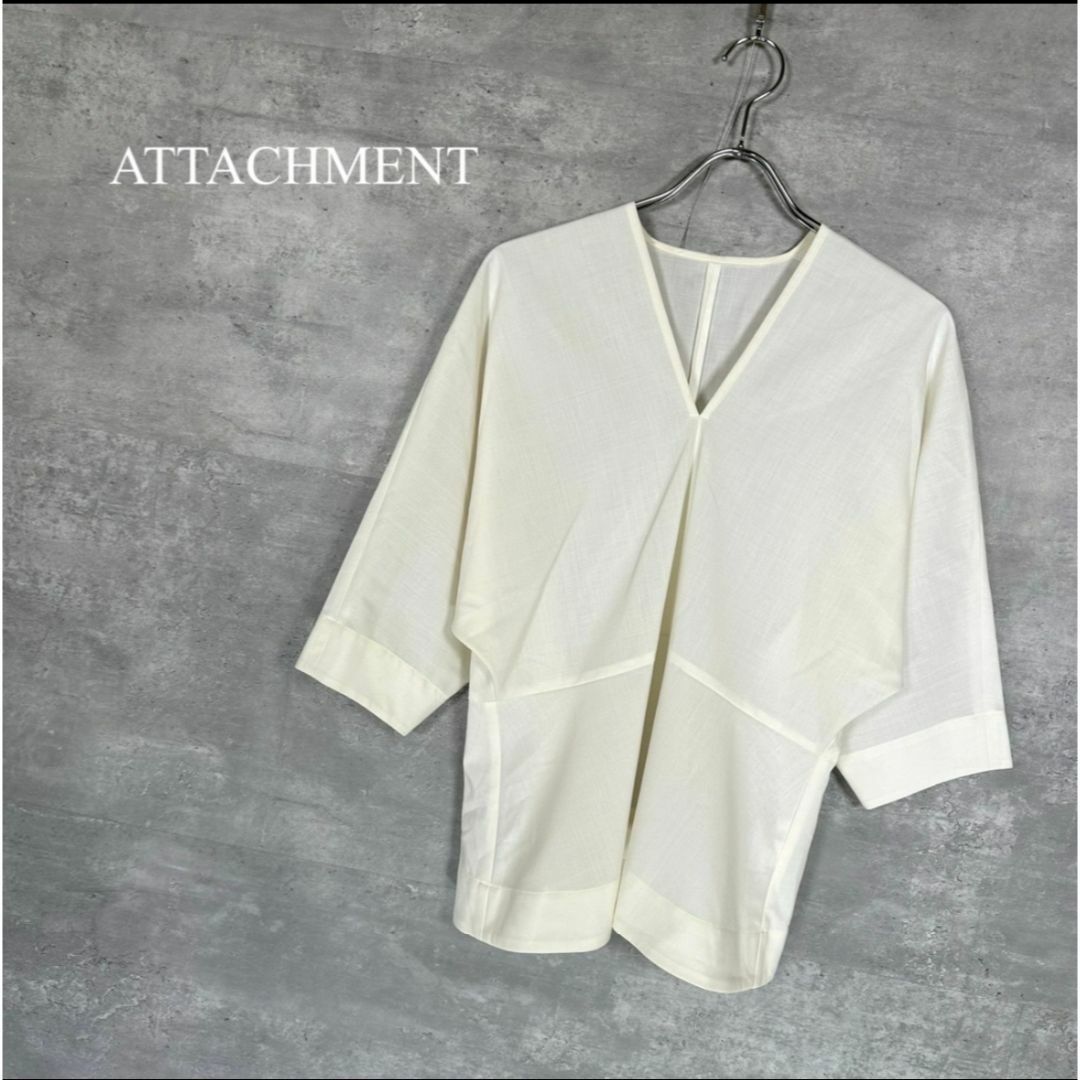 ATTACHIMENT(アタッチメント)の『ATTACHMENT』アタッチメント (1) 7分袖ブラウス レディースのトップス(シャツ/ブラウス(長袖/七分))の商品写真