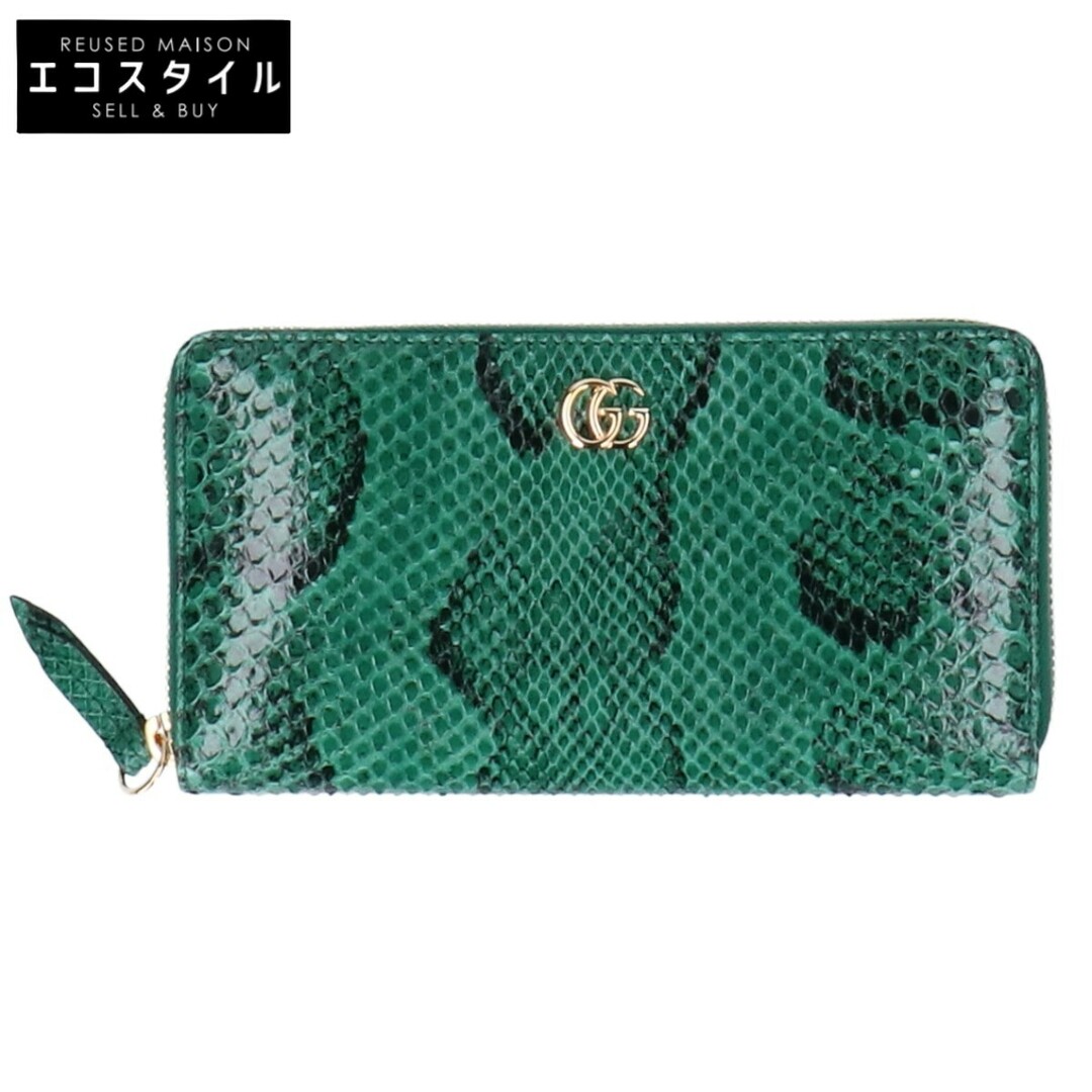 Gucci(グッチ)のグッチ 【新品同様】456117 LU3XG 3120 パイソン ダブルG ジップアラウンドウォレット レディースのファッション小物(財布)の商品写真