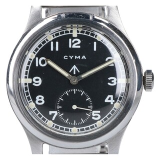 シーマ(CYMA)のシーマ ダーティダース イギリス軍 1940年代 リダン文字盤 手巻き(腕時計(アナログ))