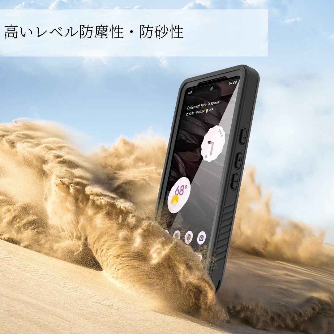 【サイズ:Pixel7a_色:ブラック】【Taosan】 Google Pixe スマホ/家電/カメラのスマホアクセサリー(その他)の商品写真