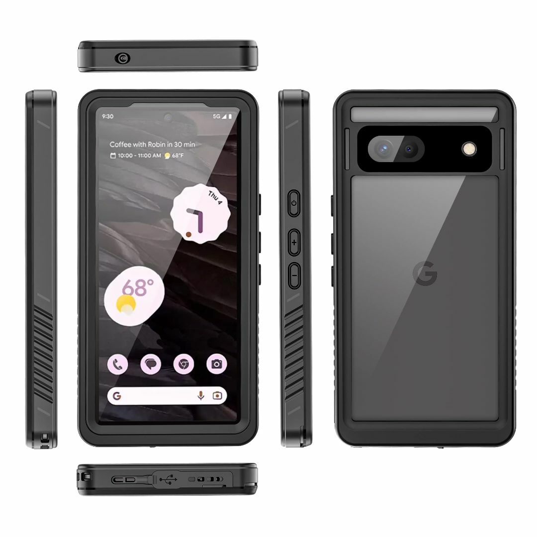 【サイズ:Pixel7a_色:ブラック】【Taosan】 Google Pixe スマホ/家電/カメラのスマホアクセサリー(その他)の商品写真