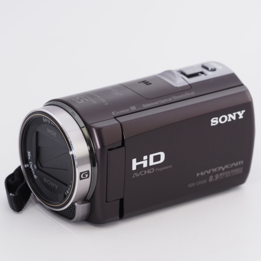 SONY(ソニー)のSONY ソニー ビデオカメラ HANDYCAM CX430V 光学30倍 内蔵メモリ 32GB HDR-CX430V/T #9747 スマホ/家電/カメラのカメラ(ビデオカメラ)の商品写真