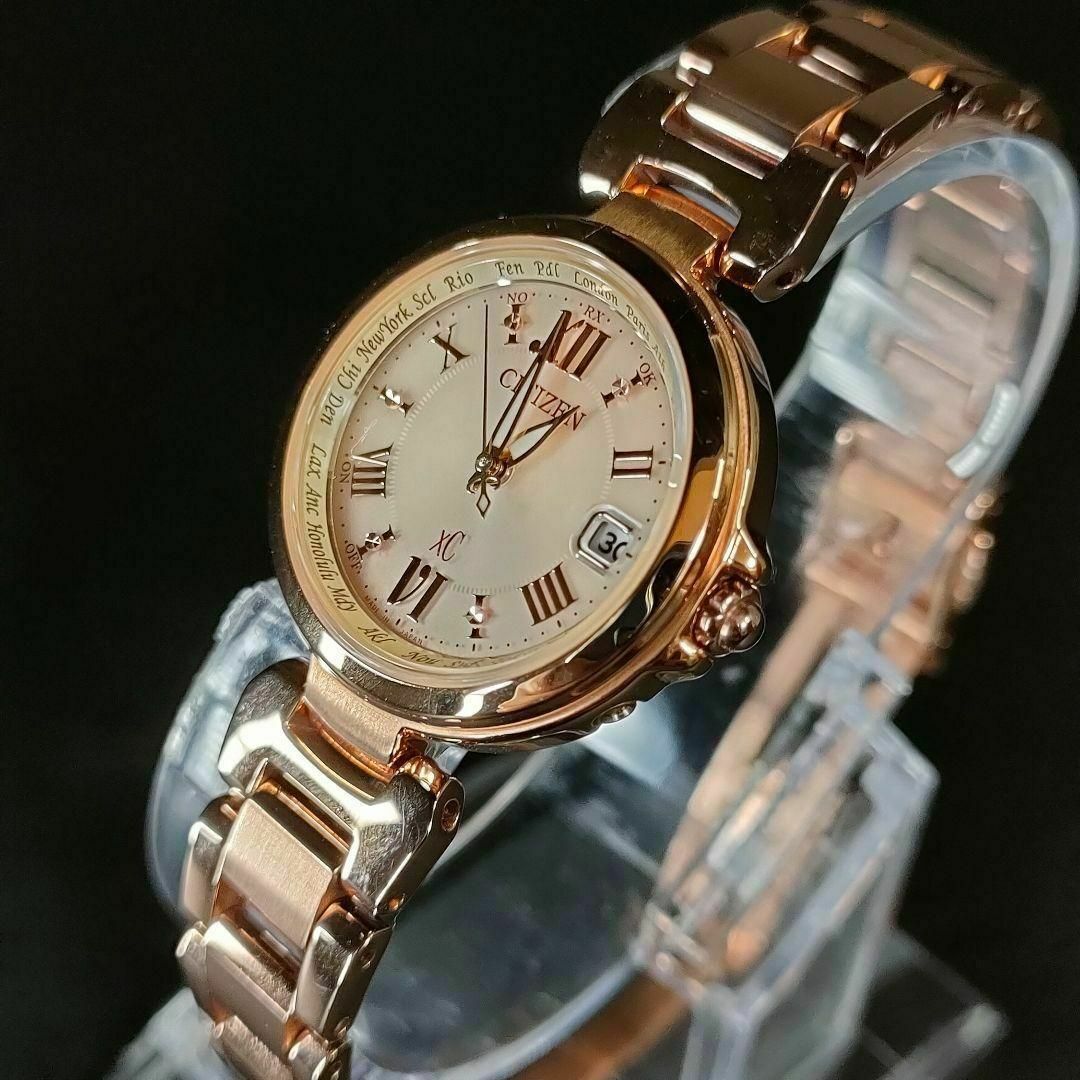 極美品【稼働品】CITIZEN シチズンXC H246 ピンクゴールド ソーラー 極美品【稼働品】CITIZEN シチズンXC H246 ピンクゴールド ソーラー