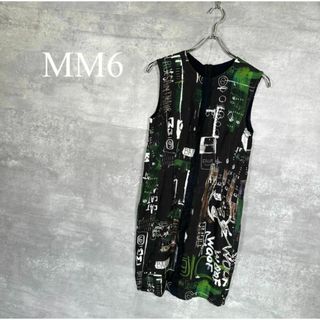 MM6 - 『MM6』エムエムシックス (38) プリント ワンピース