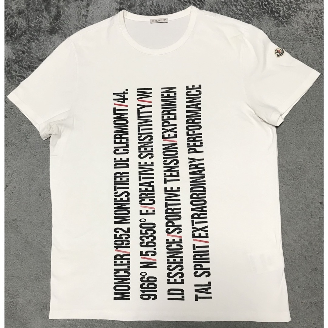 MONCLER(モンクレール)のmoncler ロゴtシャツ メンズのトップス(Tシャツ/カットソー(半袖/袖なし))の商品写真