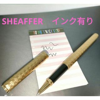 シェーファー(SHEAFFER)のSHEAFFER ボールペン キャップ式 シェーファー ゴールド(ペン/マーカー)