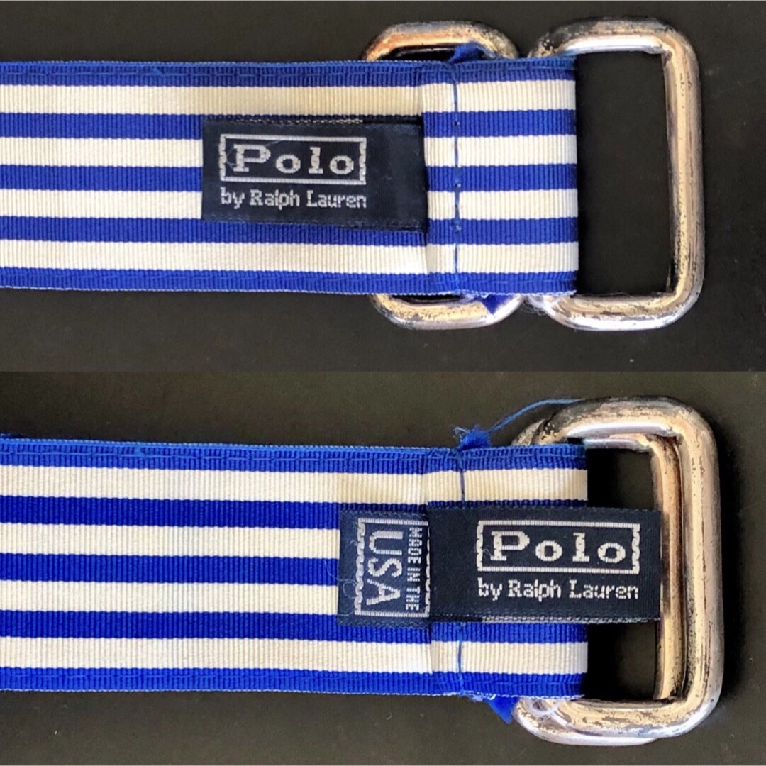 POLO RALPH LAUREN(ポロラルフローレン)のUSA製★POLO by RALPH LAUREN リボンベルト ラルフローレン メンズのファッション小物(ベルト)の商品写真