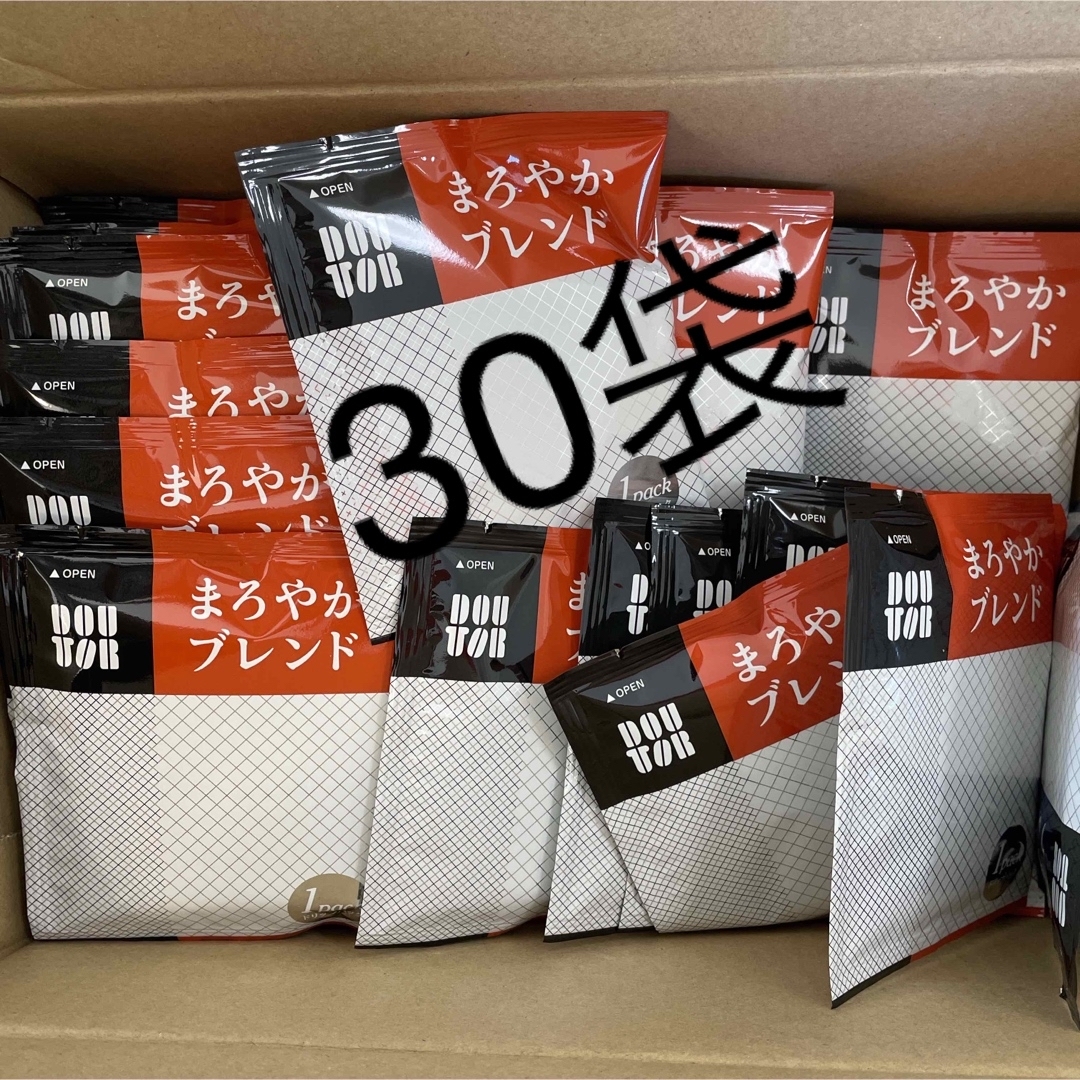 ドトール(ドトール)のドトールコーヒー　ドリップコーヒー　ドリップバッグ　まろやか　30袋 食品/飲料/酒の飲料(コーヒー)の商品写真