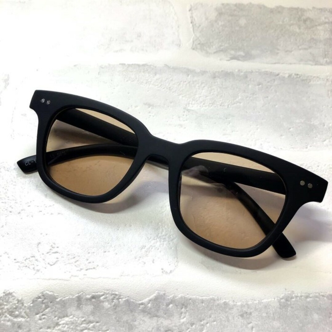バイカーシェード マット/ライトブラウン ウエリントン サングラス ボストン眼鏡 メンズのファッション小物(サングラス/メガネ)の商品写真