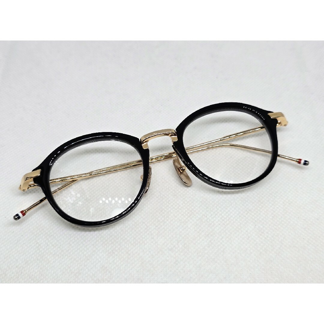 THOM BROWNE(トムブラウン)のTHOM BROWNE メガネ TB-011A-46 12K トムブラウン 眼鏡 メンズのファッション小物(サングラス/メガネ)の商品写真