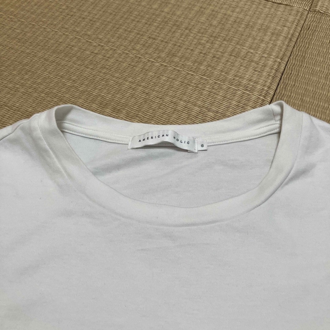 AMERICAN HOLIC(アメリカンホリック)のアメリカンホリック 白 ロンＴ  レディースのトップス(Tシャツ(長袖/七分))の商品写真